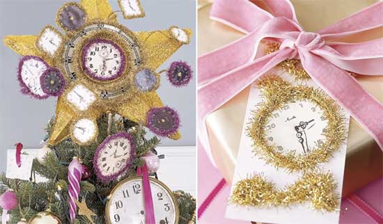 Часы как элемент декора: новогодняя елка в коллекционном исполнении