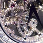 Эксклюзивные наручные часы - джем сет - скелетоны с бриллиантам