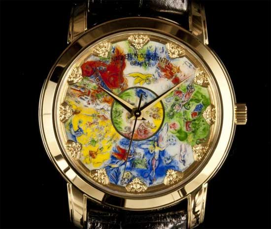 Наручные часы картина - искусство художника - эксклюзивные часы