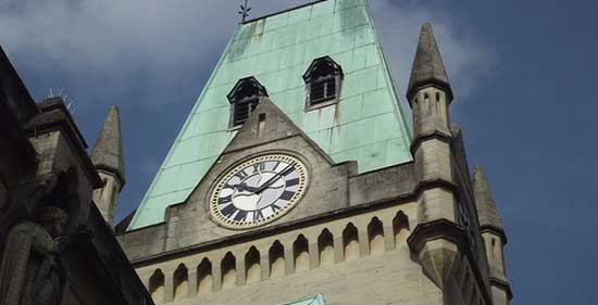 Башенные часы на ратуше Уинчестера, Великобритания